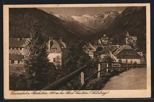 AK Böckstein b. Bad Gastein /Salzburg, Ortsansicht aus der Vogelschau