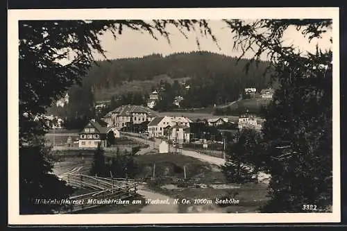 AK Mönichkirchen, Blick in den Ort