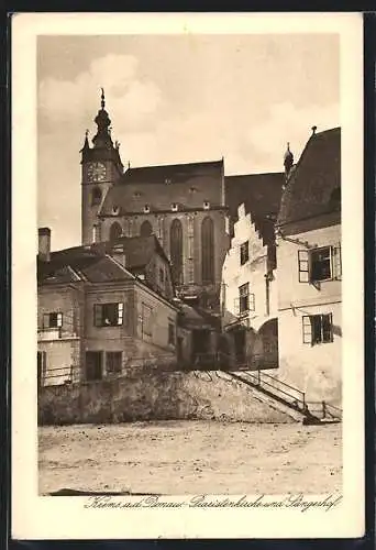 AK Krems a. d. Donau, Piaristenkirche und Sängerhof