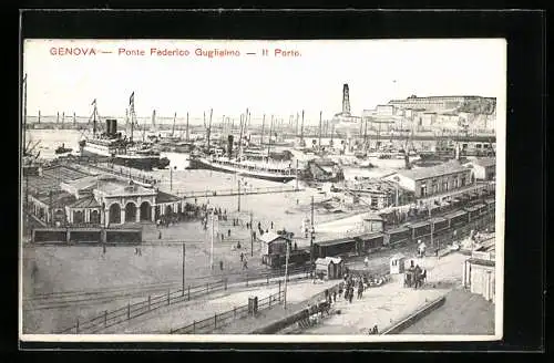 AK Genova, Ponte Federico Guglielmo, Il Porto