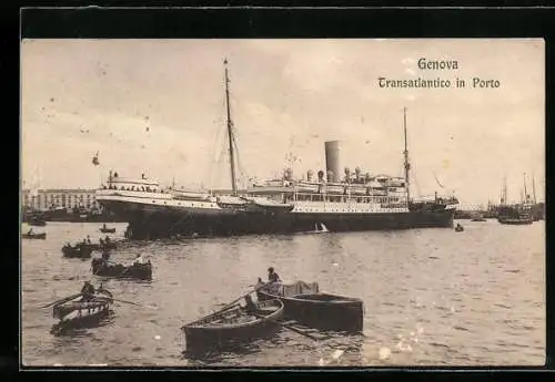 AK Genova, Transatlantico in Porto