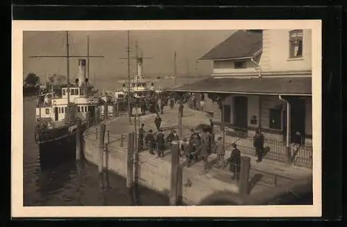 AK Bregenz a. B., Partie am Hafen