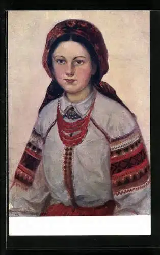 AK Dorfschönheit, Portrait