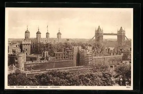AK London, The Tower & Tower Bridge