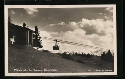 AK Bregenz, Bergstation der Pfänderbahn