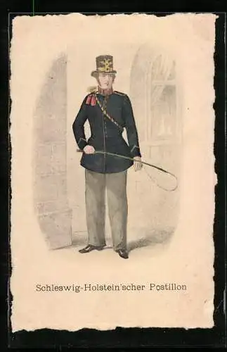 AK Schleswig-Holstein`scher Postillon, Briefträger in Uniform