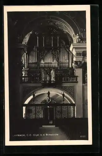 AK Lambach /O. Ö., Orgel in der Stiftskirche