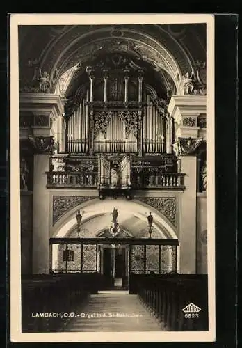AK Lambach /O. Ö., Stiftskirche, Orgel