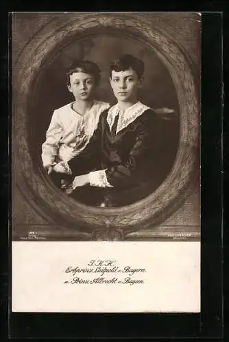 AK Erbprinz Luitpold mit Prinz Albrecht