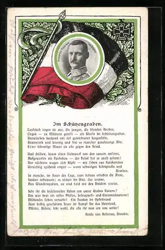 AK Im Schützengraben, Liedtext, Kronprinz Rupprecht von Bayern