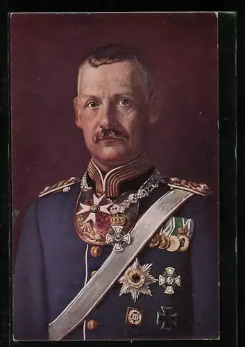 AK Kronprinz Rupprecht von Bayern in Uniform
