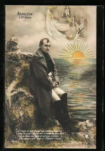 AK Napoléon á Sainte Héléne