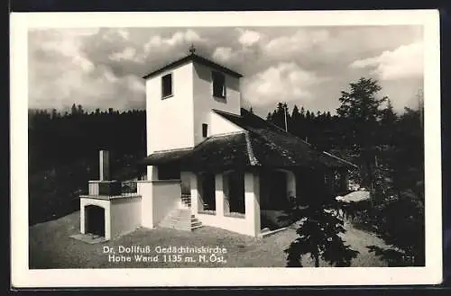 AK Hohe-Wand, Dollfuss-Kirche im Wald