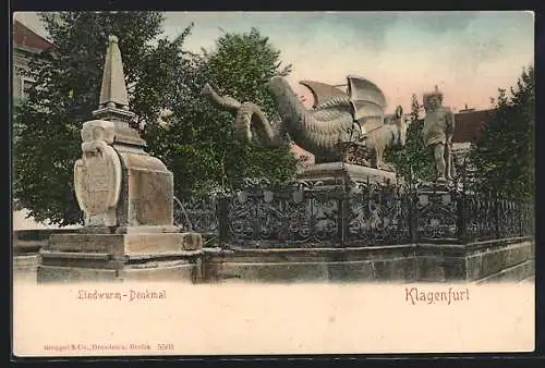 AK Klagenfurt, Das Lindwurm-Denkmal