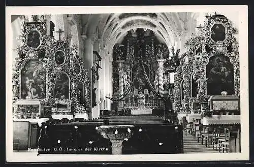 AK Ranshofen /O. Ö., Innenansicht der Kirche