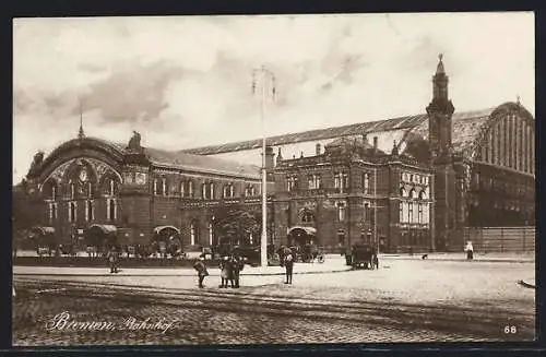 AK Bremen, Partie am Bahnhof