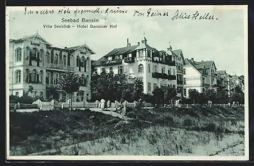 AK Bansin, Villa Seeblick, Hotel Bansiner Hof
