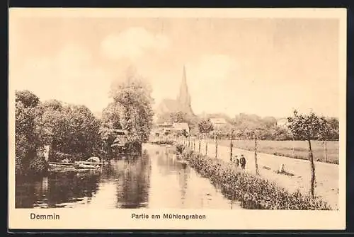 AK Demmin, Partie am Mühlengraben