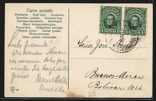 AK Montevideo, Vista parte Sud