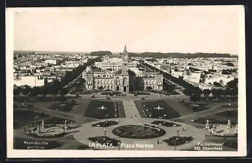 AK La Plata, Plaza Moreno