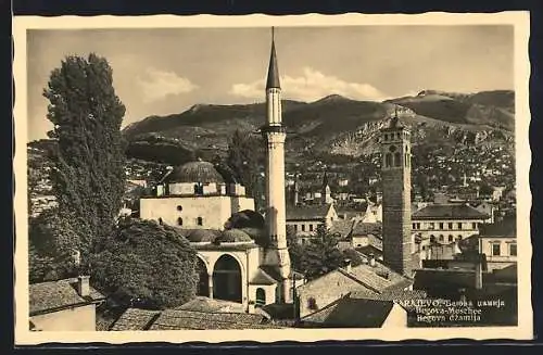 AK Sarajewo, Blick auf die Begova Moschee