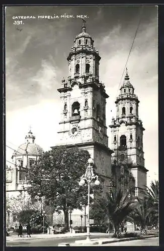 AK Mexico, Catedral Morelia Mich. Mex.