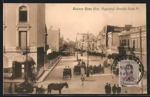 AK Buenos Aires, Avenida Santa Fé