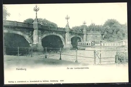 AK Hamburg-Neustadt, An der Lombardsbrücke
