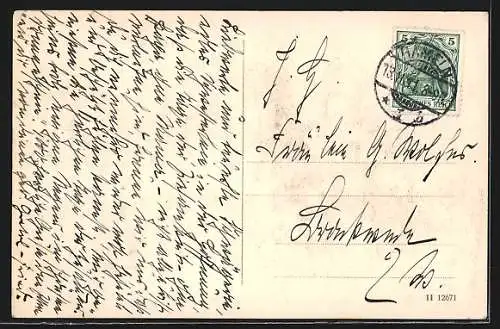 AK Hameln, Partie am Hochzeitshaus