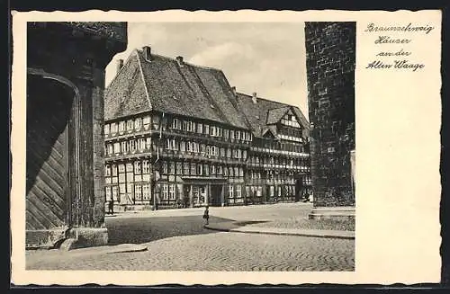 AK Braunschweig, Häuser an der alten Waage