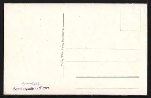 AK Hamburg-Wandsbek, Mathias Claudius Denkmal