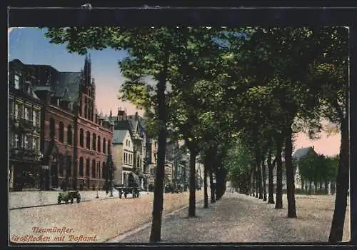 AK Neumünster, Grossflecken mit dem Postamt