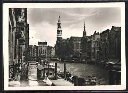 AK Alt-Hamburg, Nicolai-Fleet, Wohnhäuser