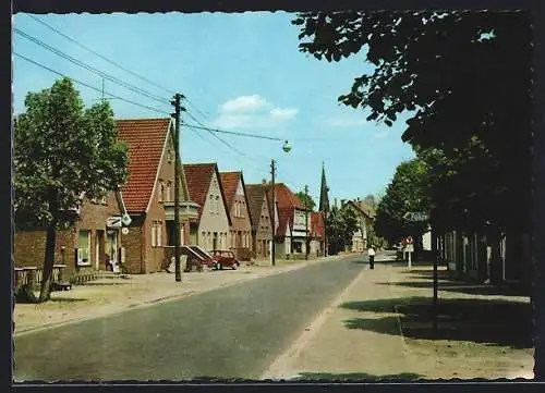 AK Rehburg, Mühlentorstrasse mit Geschäft