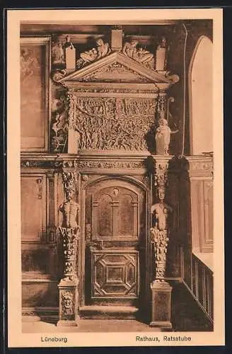 AK Lüneburg, Rathaus, Ratsstube, Türrahmen