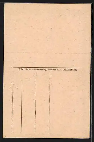 AK Amselfall /Sächs. Schweiz, Gasthaus, Mann mit Hut, Wasserfall