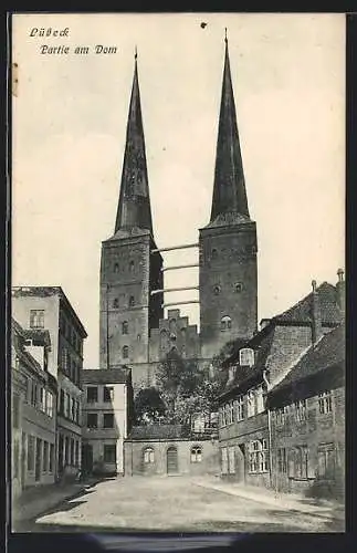AK Lübeck, Partie am Dom