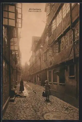 AK Hamburg-St.Georg, auf der Stein-Strasse 33 in der Altstadt