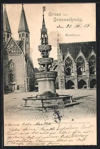 AK Braunschweig, Brunnen am Altmarkt
