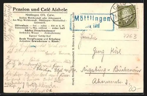 AK Möttlingen, Pension-Cafe Aichele