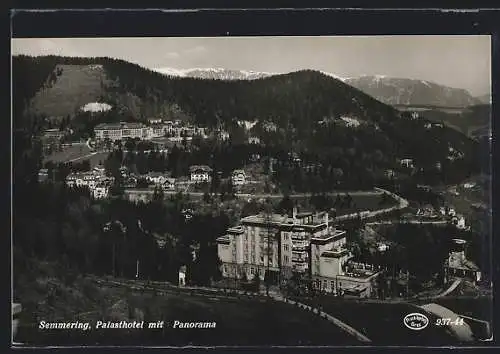 AK Semmering, Palasthotel mit Panorama