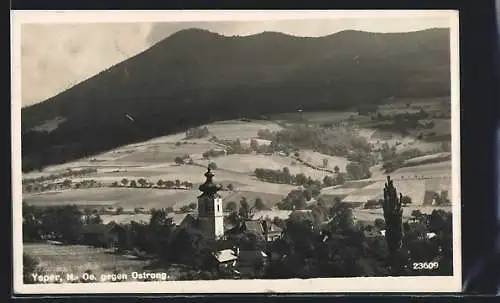 AK Ysper /N.-Oe., Teilansicht gegen Ostrong