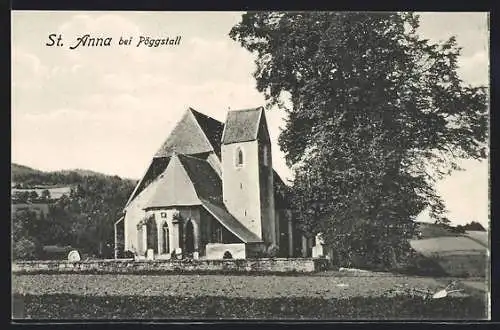 AK Pöggstall, Kirche St. Anna im Felde