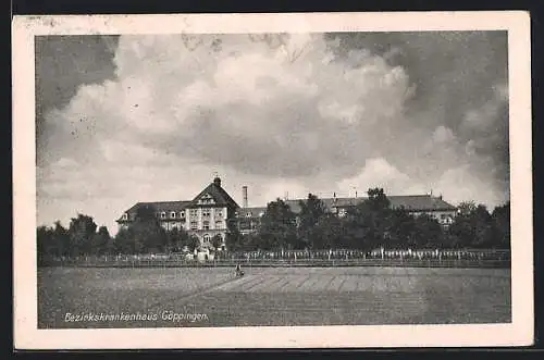 AK Göppingen, Blick zum Bezirkskrankenhaus