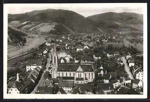 AK Hausach /Schwarzwald, Blick vom Schloss