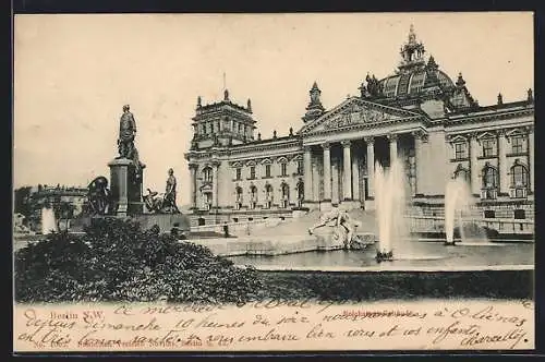AK Berlin-Tiergarten, Am Reichstag