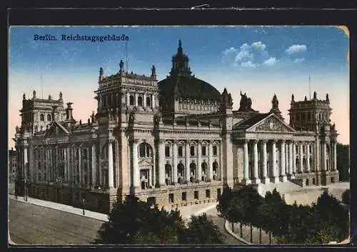 AK Berlin-Tiergarten, Der Reichstag