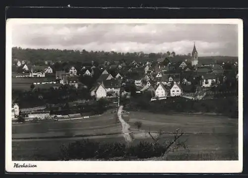 AK Pliezhausen, Teilansicht mit Kirche