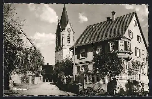 AK Pliezhausen, Partie an der Kirche