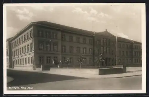 AK Tübingen, Neue Aula mit Vorplatz